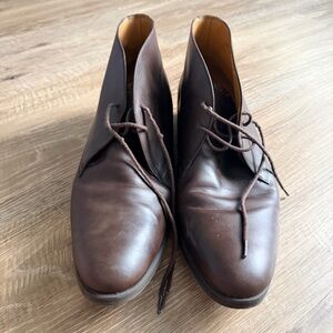 Cole Haan Mens GrandOS Judson‎ Chukka Boots Size 13 M Dark Brown Leather Lace Up